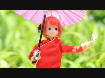1/6ｶｽﾀﾑﾄﾞｰﾙで新八と神楽つくってみた（写真集ver）