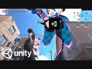 【巨大娘】踏み付け攻撃、ステージ画面、クリア後遷移の実装【地球防衛軍風ゲーム制作】