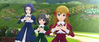 【ミリシタ】海美・あずさ・育「カーテシーフラワー」【ユニットMV】