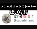 メンヘラネットストーカーぱいら君 @superhinanjo