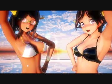 【MMD艦これ】霧島さんと比叡ちゃんでハイファイレイヴァーダブルクロス