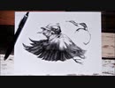 【ボールペンで】鳥 - その3 -【描いてみた】- Ballpoint pen -