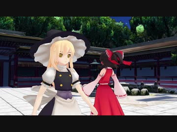 【MMD】二つの移動する物体を同時にカメラに捉え続ける