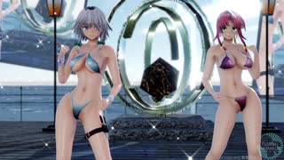 【東方MMD】咲夜・美鈴で「LUPIN」1080P