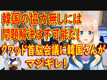 【韓国の反応】韓国の協力無しに問題解決が可能だと思っているのか？クワッド首脳会議に韓国さんがいつものようにイチャモンを付けマジギレ【世界の〇〇にゅーす】
