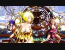MMD【妄想疾患■ガール】Tda式 鏡音リン 重音テト 紫音美菜 kimono style【210316】【Ray】【N3】