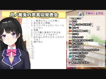 【切り抜き】2021年月ノ美兎の声真似大会ストロングスタイルまとめ