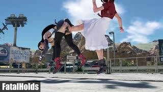 【鉄拳7 リョナ】Aerith Breaks Tifa Lockhart