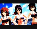 【MMD艦これ】有明・白露・時雨(第27駆逐隊)でアンデッドエネミー