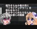 【桜乃そら】「トライアングラー」歌わせてみた【小春六花】