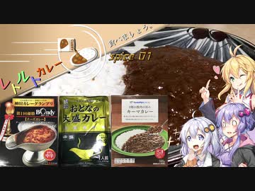 レトルトカレー食べましょう。spice01