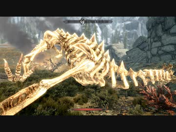 【Skyrim SE】 初めてのドラゴン戦：マスマリの冒険記４ 【ゆっくり実況】その４の２