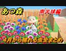 あつまれどうぶつの森　４月から捕れる虫まとめ！捕れる場所と時間帯も紹介！南半球編！　【あつ森】