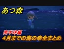 あつまれどうぶつの森　４月までの海の幸まとめ！（南半球編）海の幸図鑑コンプするために！　【あつ森】