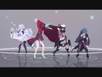 【MMD】ヒビカセ【木曾改二・紅実・プロトマーリン・ベレス】