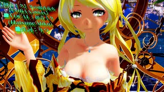 MMD【冬の線香花火】Tda式 鏡音リン kimono style 【210321】【ray】【sdPBR】