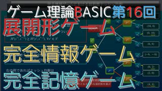 ゲーム理論BASIC 第16回 -完全情報ゲームと完全記憶ゲーム-