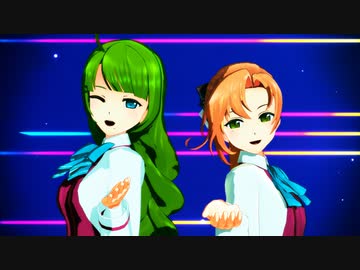 【MMD艦これ】夕雲と秋雲が踊るしろくまダンス
