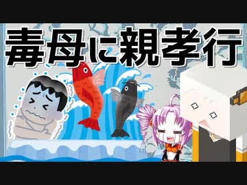 毒母に親孝行を尽くし裸で鯉を捕る王祥をボロボロ日本語で語る【VOICEROID 紲星あかり、ついなちゃん】