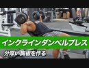 【初心者】インクラインダンベルプレスの正しいやり方 | 分厚い胸板を作る【ビーレジェンド プロテイン】