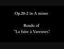 Op.20-2 in A minor Rondo of "La fuite à Varennes" 「ヴァレンヌのロンド」