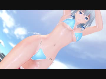【東方MMD】ビキニの咲夜さんでGirls