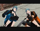 【MMDツイステ】 パンダヒーロー【リーチ兄弟(ジャージ非公式衣装着替え)※フェイスペイント有】