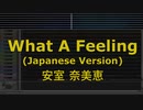 カラオケ♬ WHAT A FEELING - 安室奈美恵 【ガイドメロディなし】