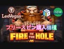 【オンカジ】スロットフリースピン購入機種FireInTheHolexBombを回してみた！！【レオベガス】