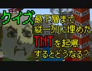 【Minecraft】TNTを縦に詰めて起爆したらどんな穴ができるのか気になったのでやる【実況】