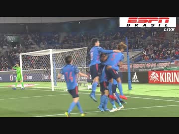 【ブラジル放送版】日本語吹き替え版　サッカー親善試合 日本 対 韓国