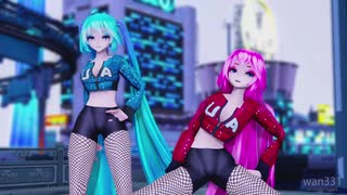 【MMD】womanizer ミク & ルカ