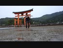 【素材】広島、厳島神社、宮島でバイオリン弾いてみたPVの為の撮影風景【旅動画】