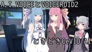 A.I.VOICEとVOICEROID2、ときどきCeVIO AI【A.I.VOICE劇場】【VOICEROID劇場】【CeVIO劇場】