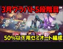 【プリコネR】3月クラバト　5段階目　2000万　ハロレイ入り【セミオート編成】【オブシダンワイバーン】