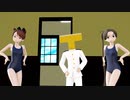 【Ray-mmd】猫耳の綾波と敷波にキンタマを思いっきりしばかれる提督