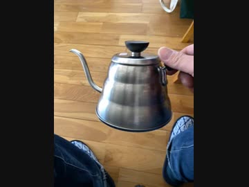 Amazon購入商品の紹介です針生のコーヒードリップケトルです