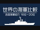 【ゆっくり解説】世界の海軍比較Part5各国紹介16位〜）