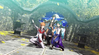 【原神MMD】桃源恋歌【鍾離/タルタリヤ/魈】