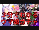 【ウマ娘】3分でわかるウマ娘ガチャ