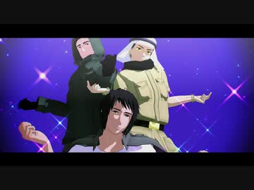 【APヘタリアMMD】ちちゅうかいトリオでjewel＆君色に染まる