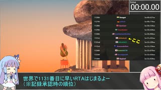 【世界1147位】getting over it 5分51秒455【RTA・VOICEROID実況】