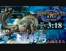 【モンハンライズ】連射矢が強すぎる  ジンオウガ 弓 ソロ  3分18秒 【MHR】