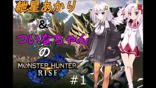【MHRise】あかりとついなちゃんのモンスターハンターライズ＃１【VOICEROID実況】