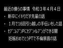 最近の僕らの事情　令和３年４月４日