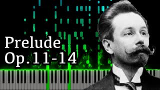 【スクリャービン】前奏曲 - Op.11-14【Synthesia/Prelude/Scriabin/ピアノ】