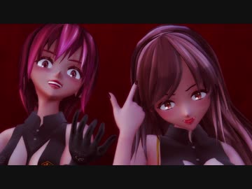 【MMD】 れい＆ほおずきでうっせぇわ【めんぼう式まつり2021】