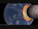 太平洋に月落としてみた【Universe Sandbox ²】