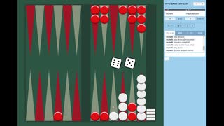 バックギャモン実況５８　PlayOKの民度