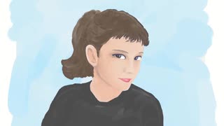 オードリー・ヘップバーンを描いてみました